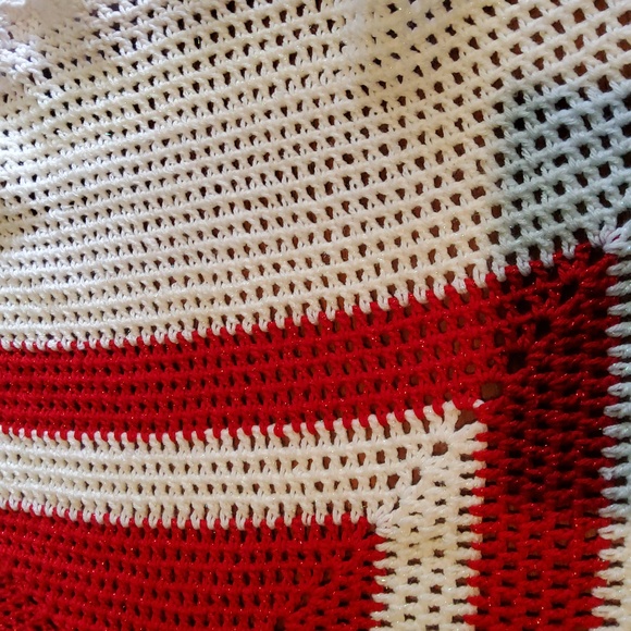 Sparkly and Ruffle Trim Shawl - Picture 5 of 6